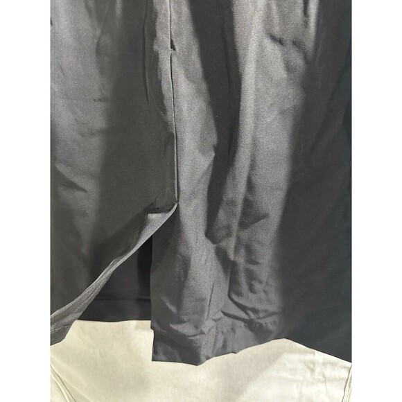 NWT Center Ville Paris Black Pencil Skirt - Size 12 Pockets Button Formal Work - Picture 7 of 8